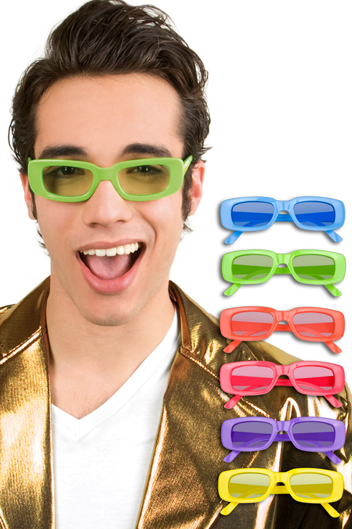 Party bril Eddy neon verkrijgbaar in diverse kleuren