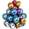 Ballonnen Chrome Mirror 12" diverse kleuren, 10 stuks