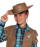 Cowboy hoed Sheriff kind Bruin
