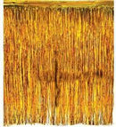 Folie decoratie gordijn 100 cm hoog x 300 cm breed, goud