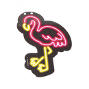 Neon Symbool Flamingo 24x23cm
