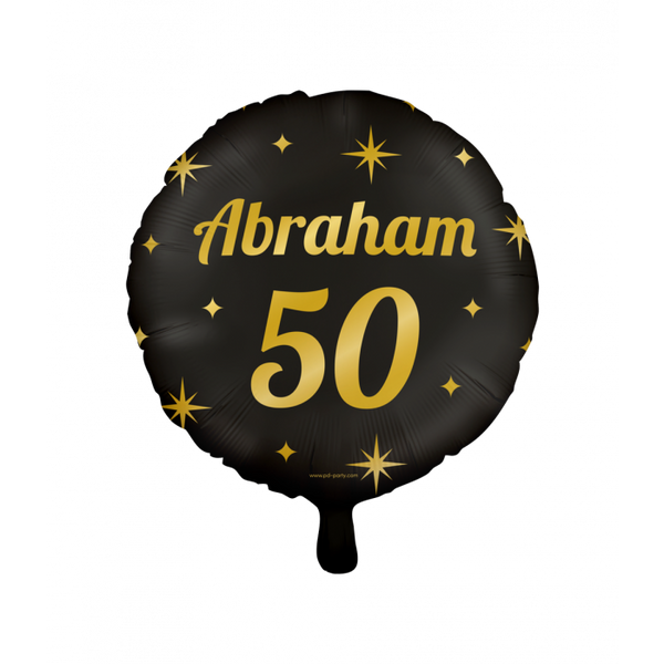 Folie helium ballon Classy Party Abraham 50