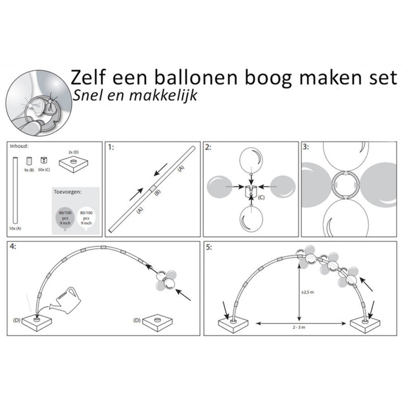 Balloonboog kit