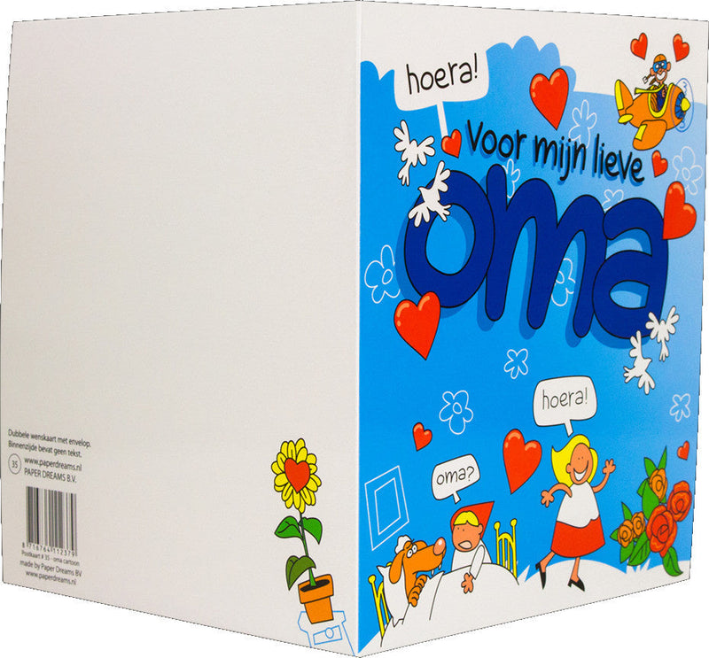 Kaart Cartoon Oma